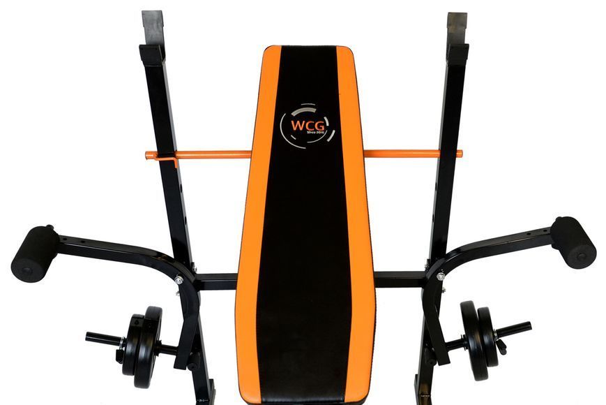 Лава Для Жиму WCG 0055 + Приставка Скотта Набір штанга 98 кг 1232389904 фото